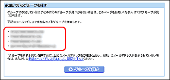 ���ä��Ƥ��륰�롼�פ�õ��