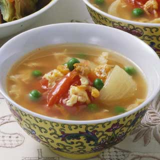 トマトの中華風スープ