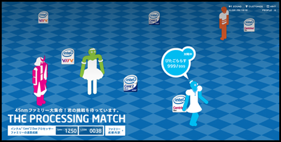 CPU�ν���®�٤򶥤�THE PROCESSING MATCH