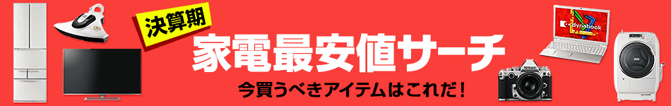 家電品が安くてポイントももらえる!